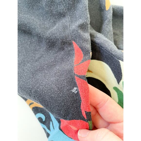 Black Farm Rio Calla Flared Floral Print Pants Size XS FLAWED - Picture 5 of 11